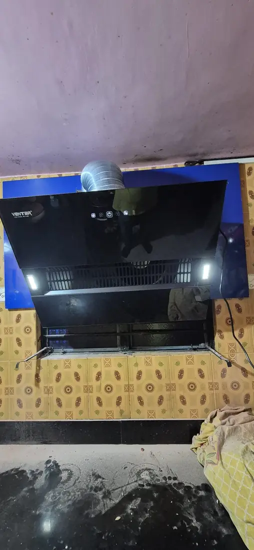 Ventair Gem 75 chimney installation in Duttapukur, North 24 Parganas