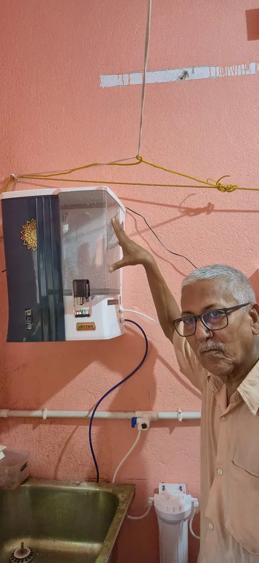 Ventair Aqua Power water purifier installation in Deganga, North 24 Parganas